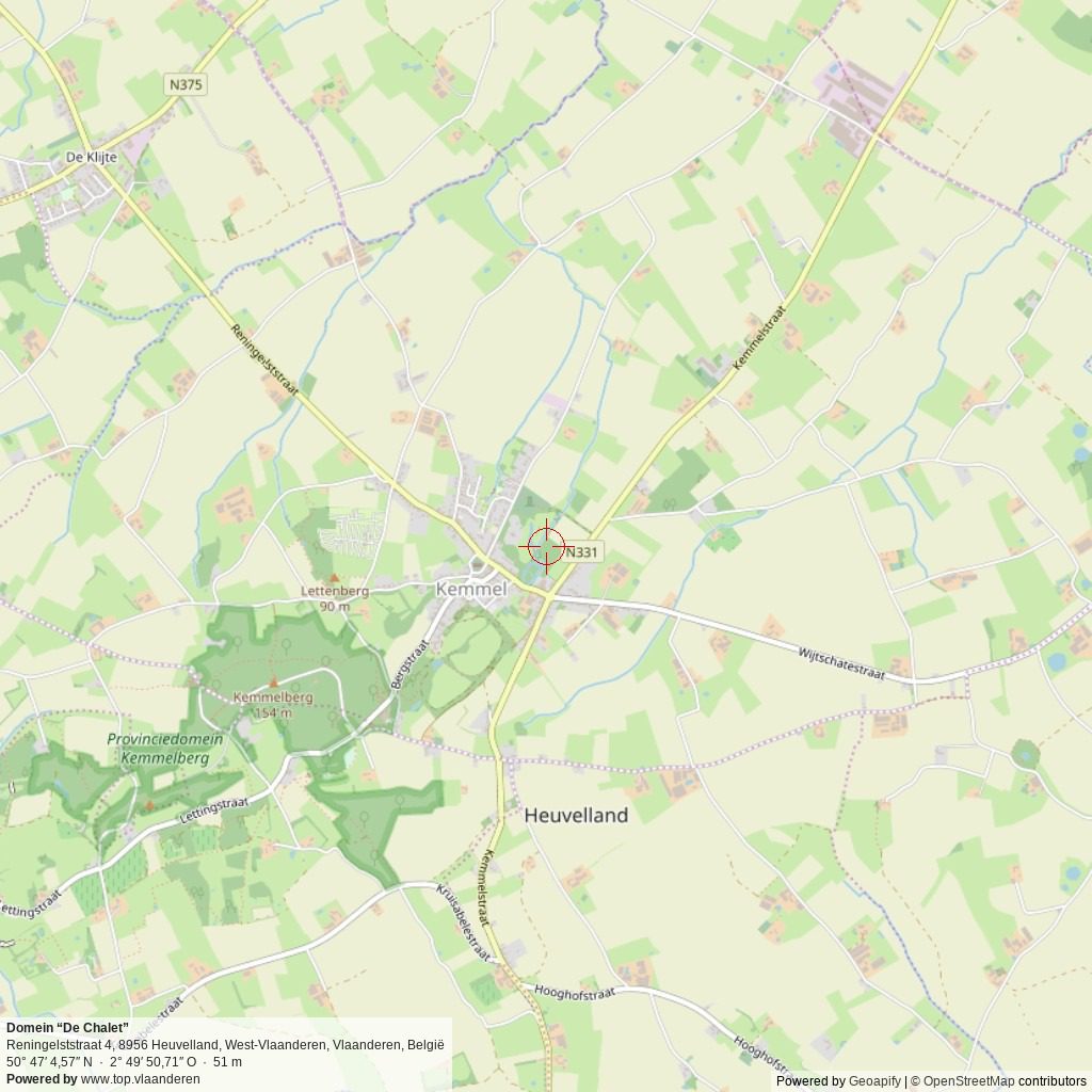 Situatiekaart 5 km Situatiekaart 5 km
