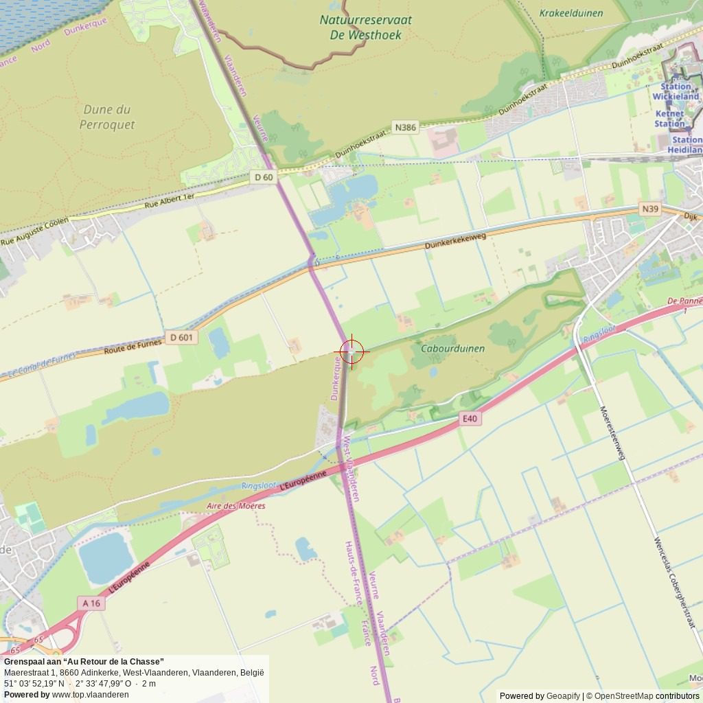 Situatiekaart 5 km Situatiekaart 5 km