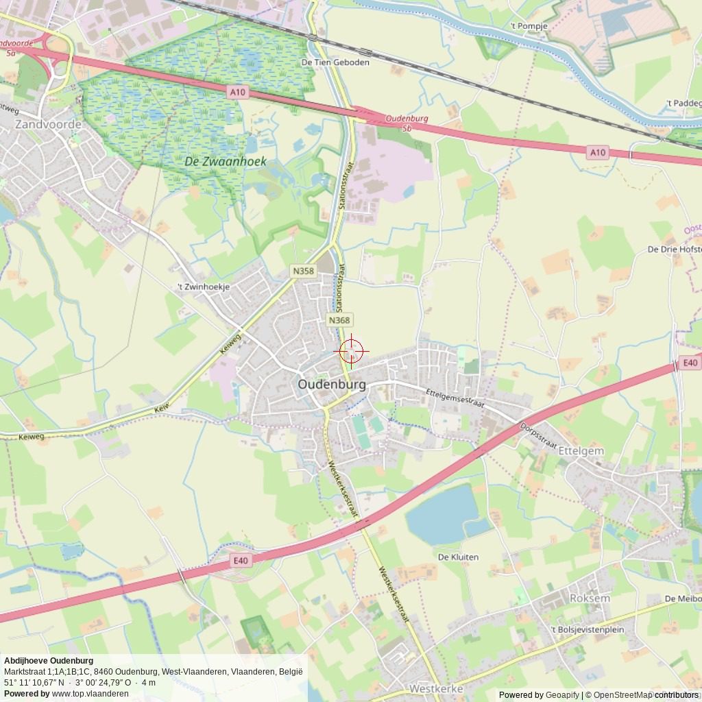 Situatiekaart 5 km Situatiekaart 5 km