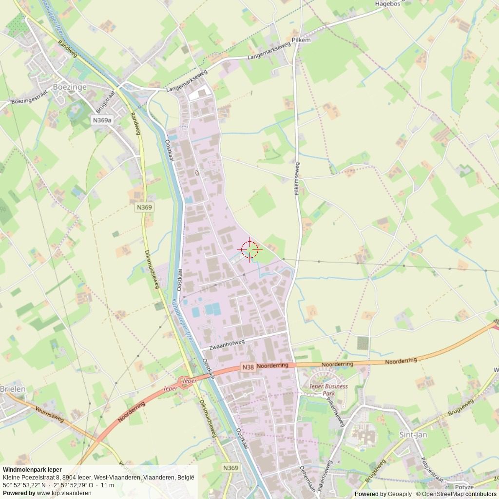 Situatiekaart 5 km Situatiekaart 5 km
