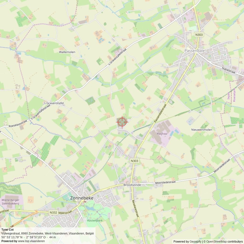 Situatiekaart 5 km Situatiekaart 5 km