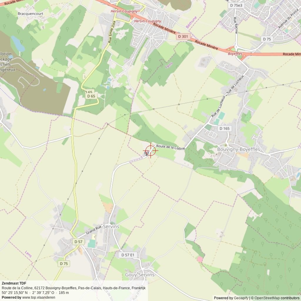 Situatiekaart 5 km Situatiekaart 5 km