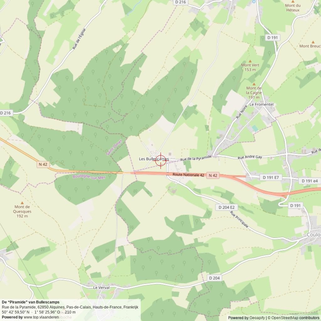 Situatiekaart 5 km Situatiekaart 5 km