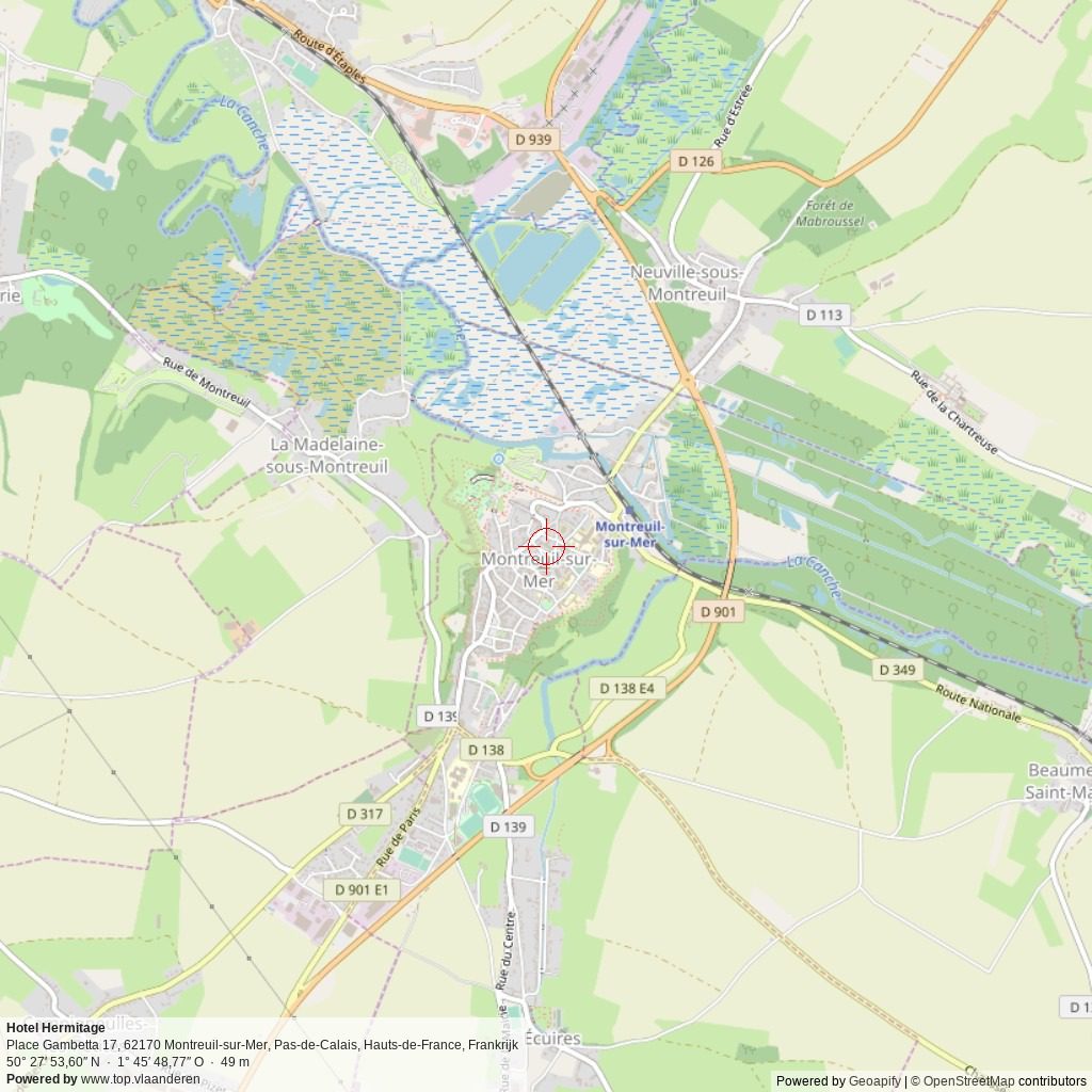 Situatiekaart 5 km Situatiekaart 5 km