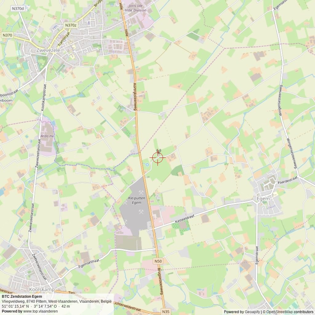 Situatiekaart 5 km Situatiekaart 5 km