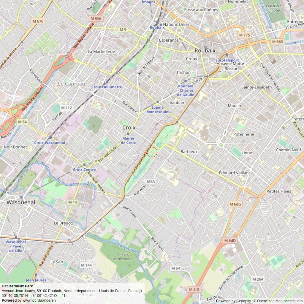 Situatiekaart 5 km Situatiekaart 5 km