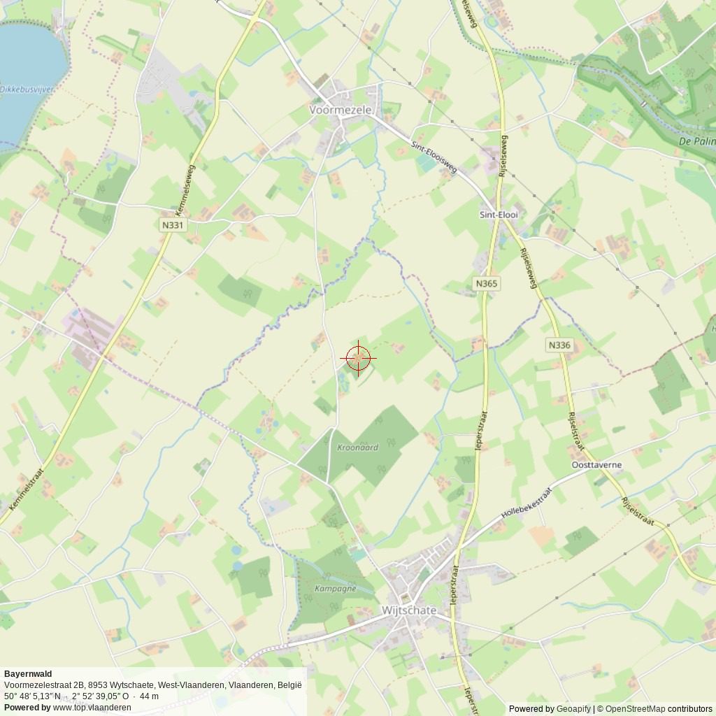Situatiekaart 5 km Situatiekaart 5 km