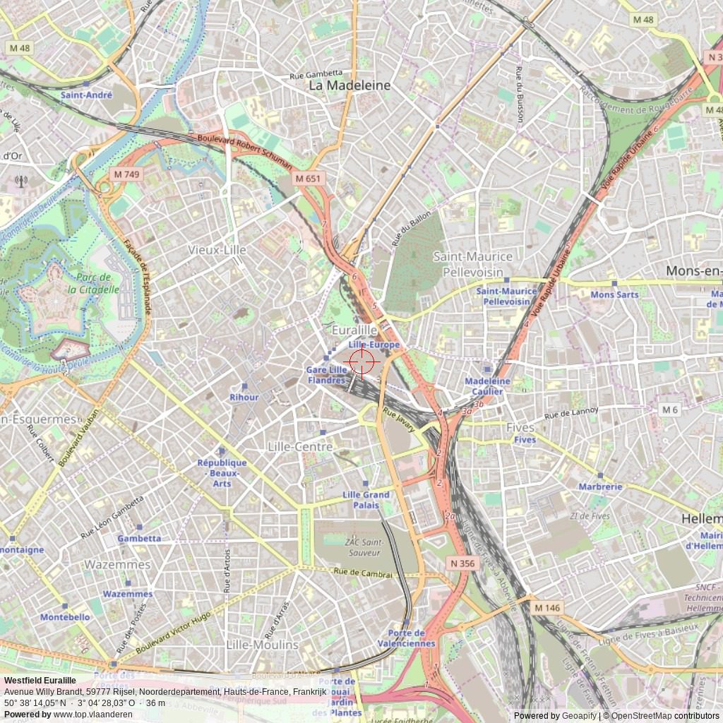 Situatiekaart 5 km Situatiekaart 5 km