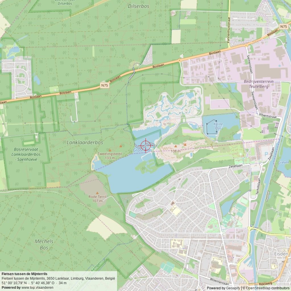 Situatiekaart 5 km Situatiekaart 5 km