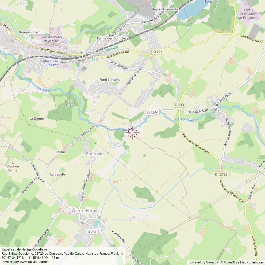 Situatiekaart 5 km Situatiekaart 5 km