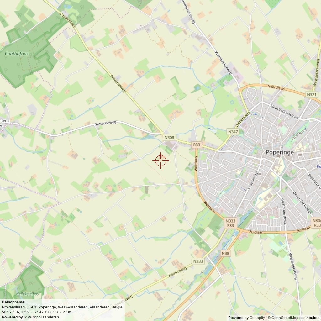 Situatiekaart 5 km Situatiekaart 5 km