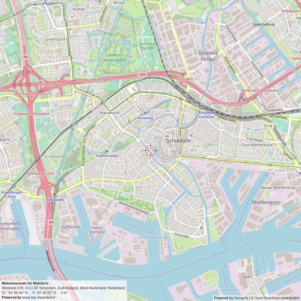 Situatiekaart 5 km Situatiekaart 5 km