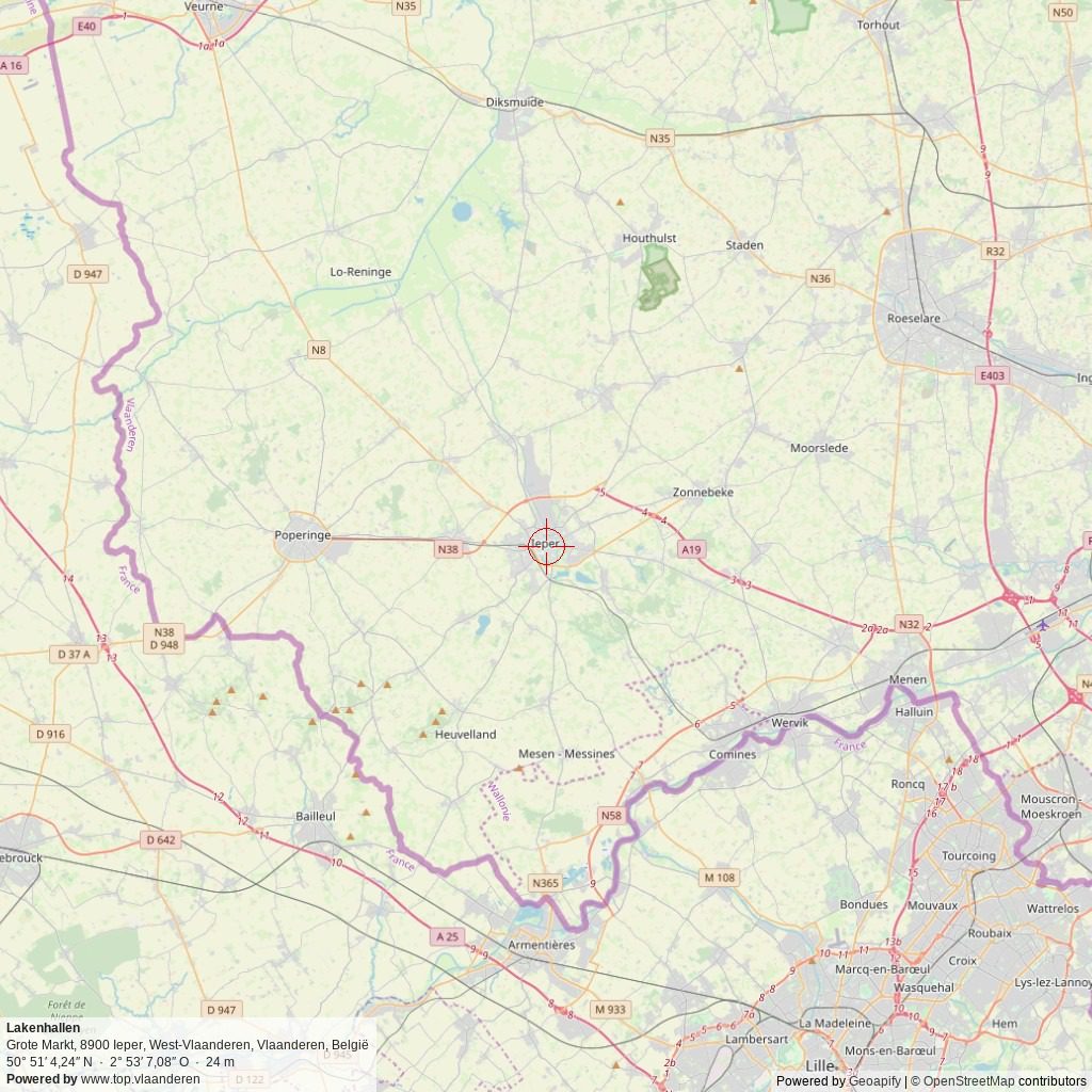 Situatiekaart 50 km Situatiekaart 50 km