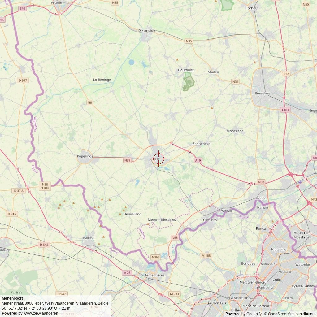 Situatiekaart 50 km Situatiekaart 50 km