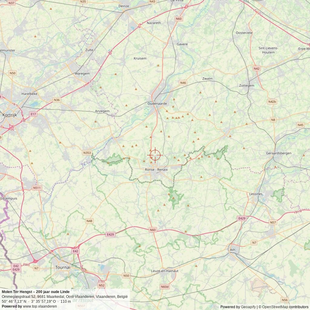 Situatiekaart 50 km Situatiekaart 50 km