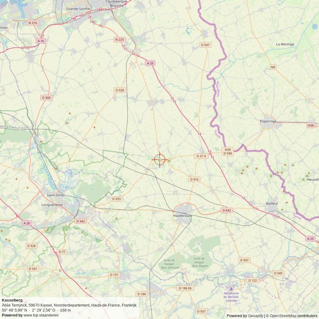 Situatiekaart 50 km Situatiekaart 50 km