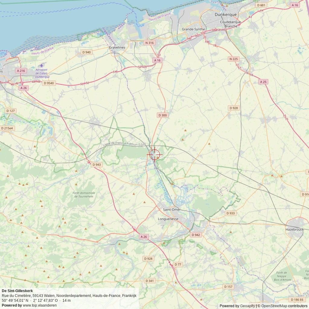 Situatiekaart 50 km Situatiekaart 50 km