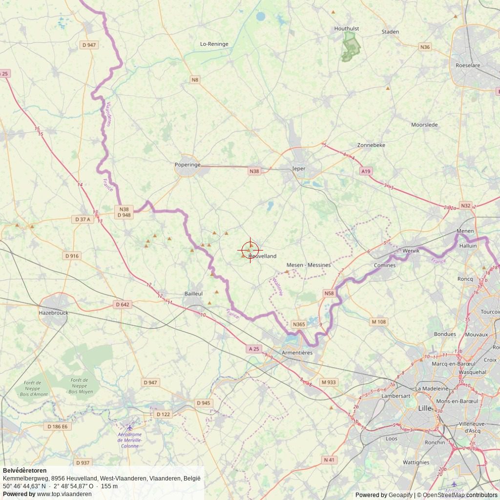 Situatiekaart 50 km Situatiekaart 50 km
