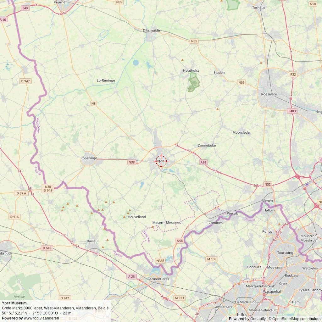 Situatiekaart 50 km Situatiekaart 50 km