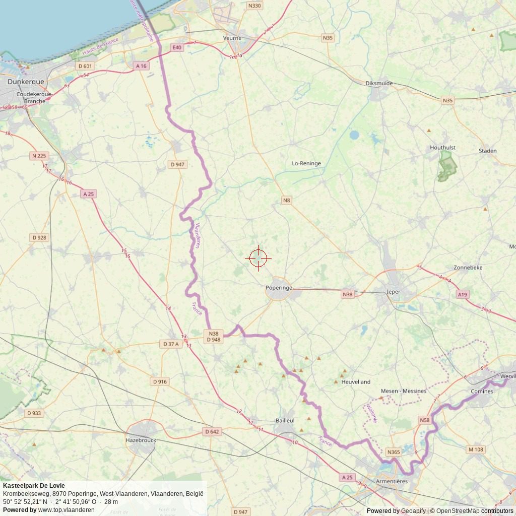 Situatiekaart 50 km Situatiekaart 50 km