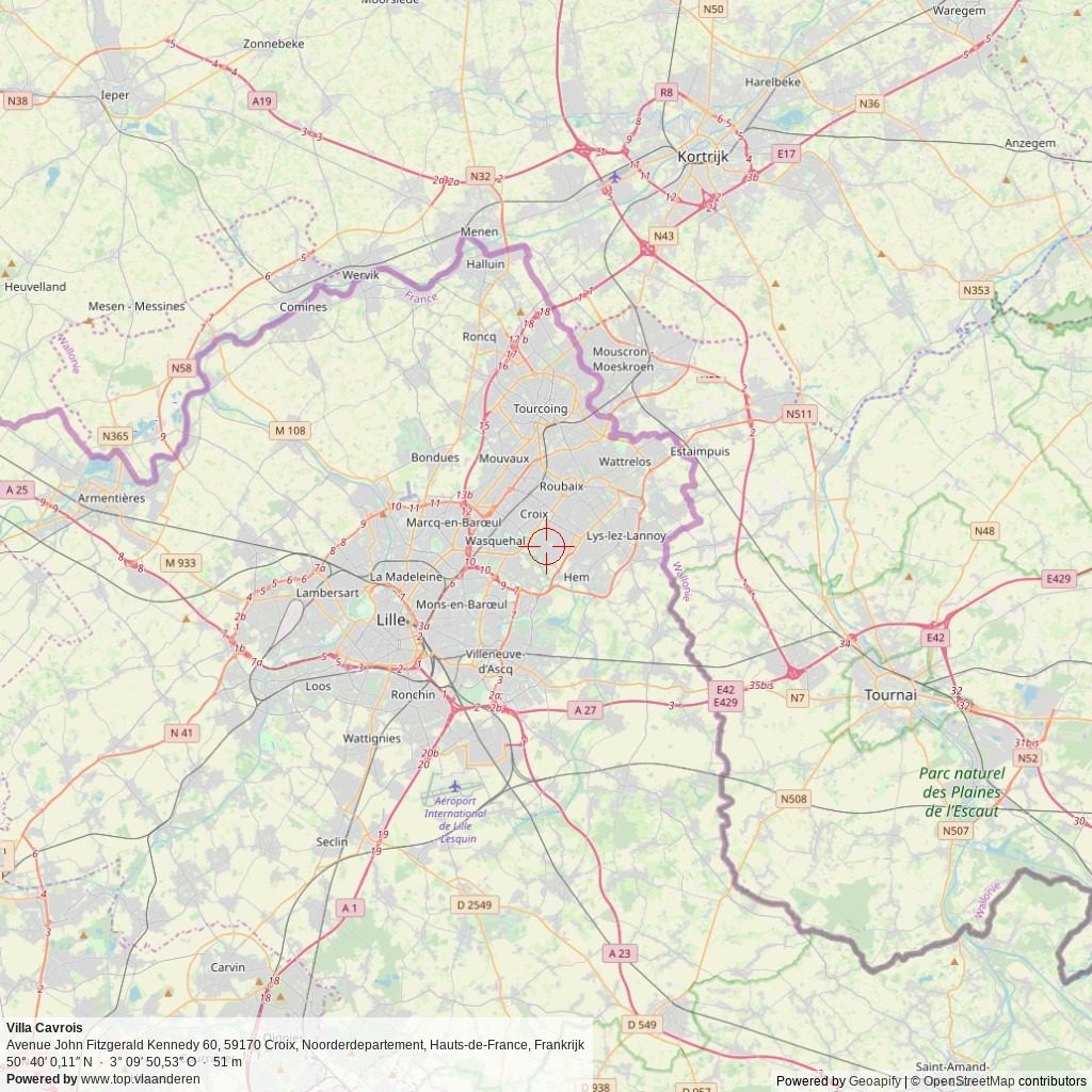 Situatiekaart 50 km Situatiekaart 50 km