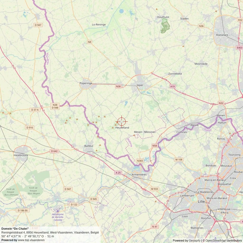 Situatiekaart 50 km Situatiekaart 50 km