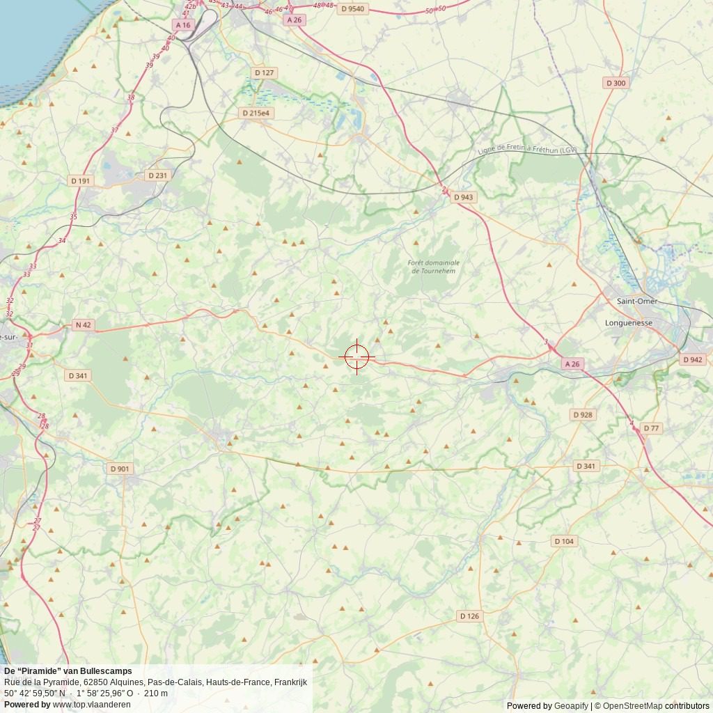 Situatiekaart 50 km Situatiekaart 50 km