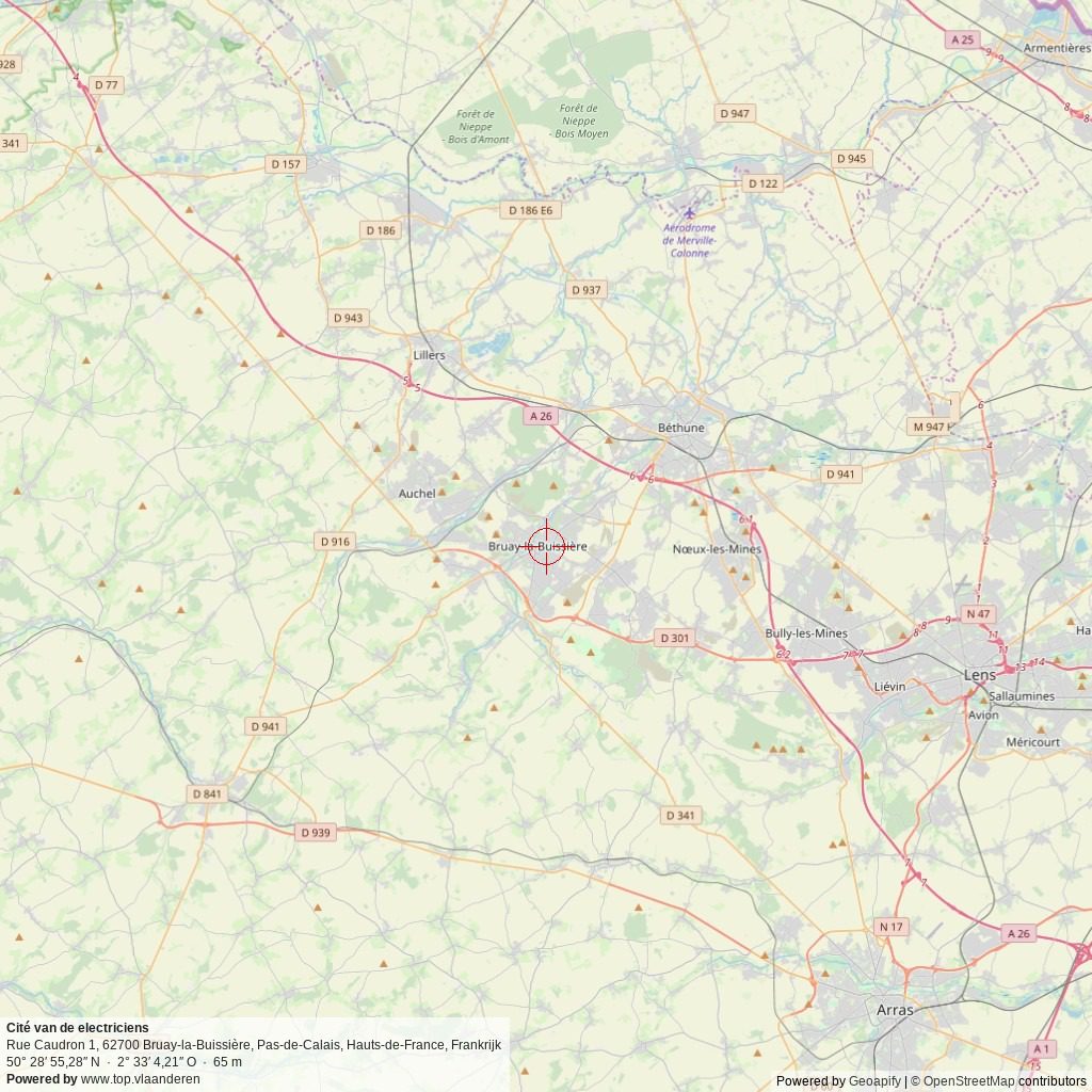 Situatiekaart 50 km Situatiekaart 50 km