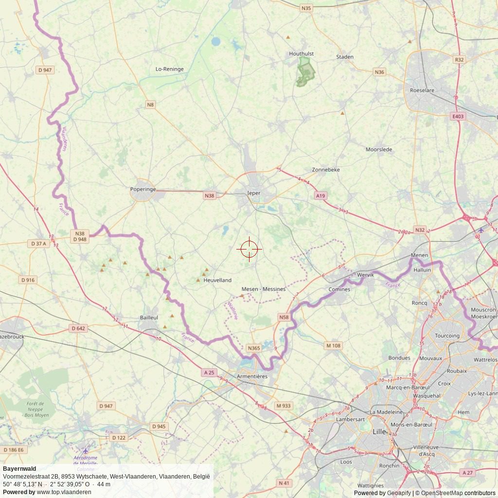 Situatiekaart 50 km Situatiekaart 50 km
