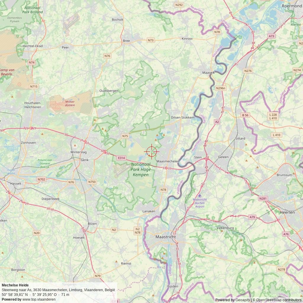 Situatiekaart 50 km Situatiekaart 50 km